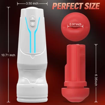 Sucking Mouth Vibrating Male Stroker